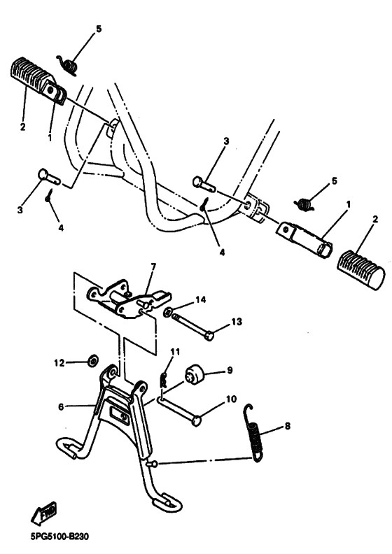 Stand & footrest