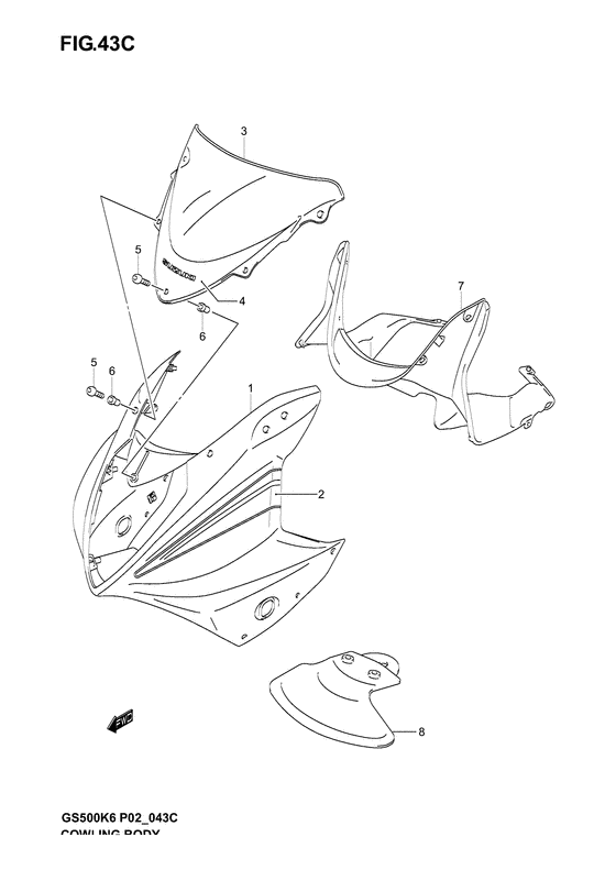 Cowling body