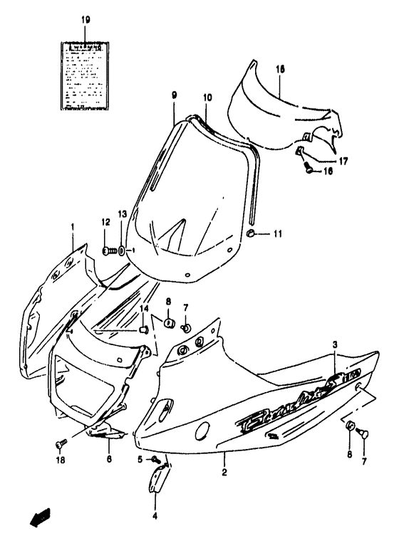 Cowling body