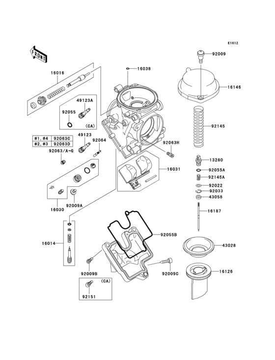 Carburetor parts(1/2)