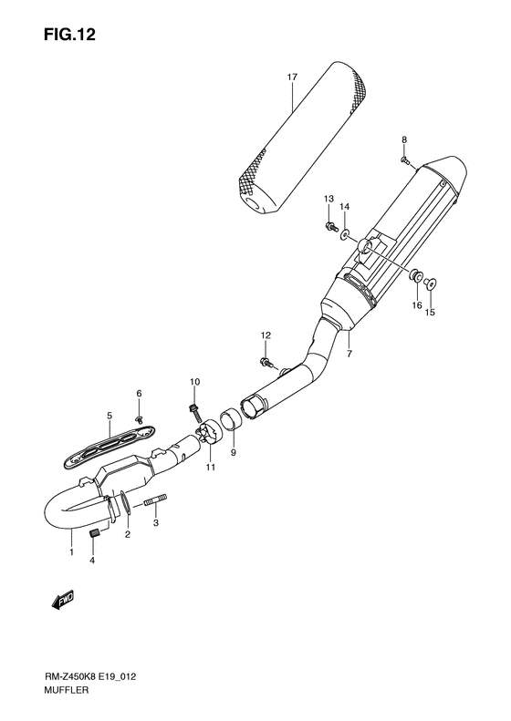 Muffler comp