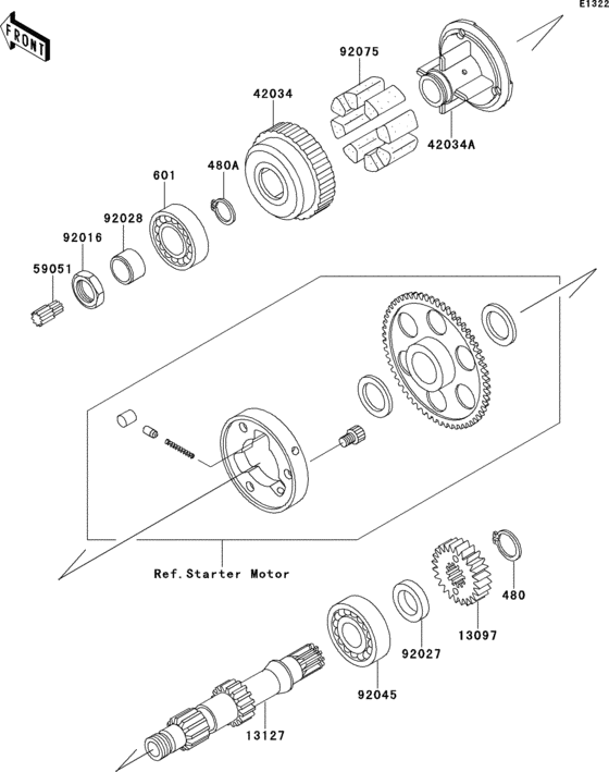Secondary shaft