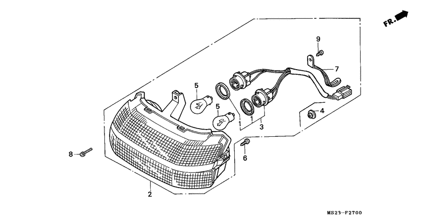 Taillight unit ass`y