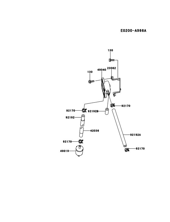 ZR800 Подножка