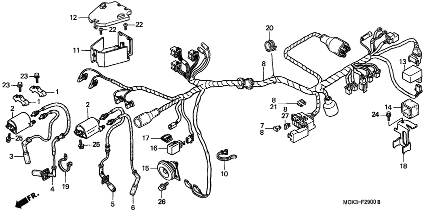 Harness wire
