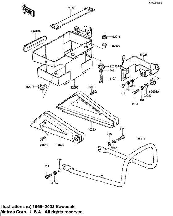 Battery case/electro bracket