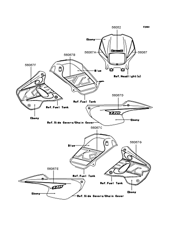 KL110 Наклейки
