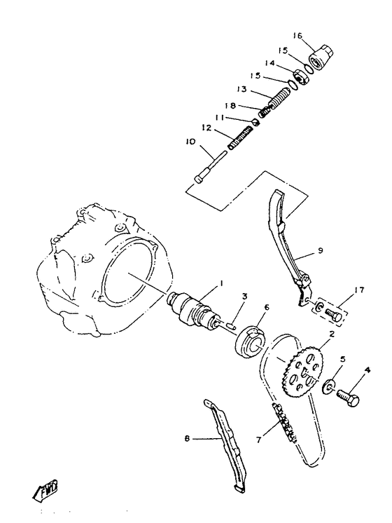 SR125 Camshaft. chain