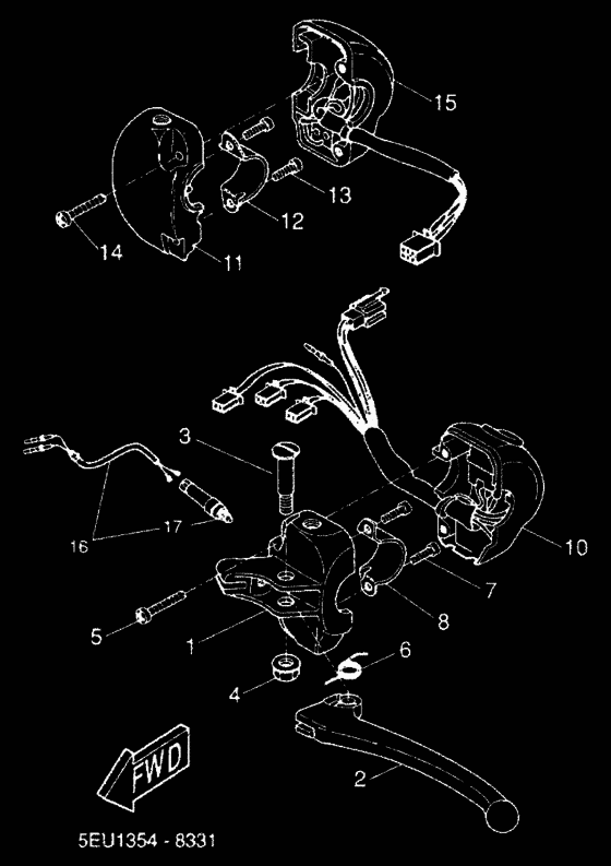 YH50 Interruptor  manillar&palanc
