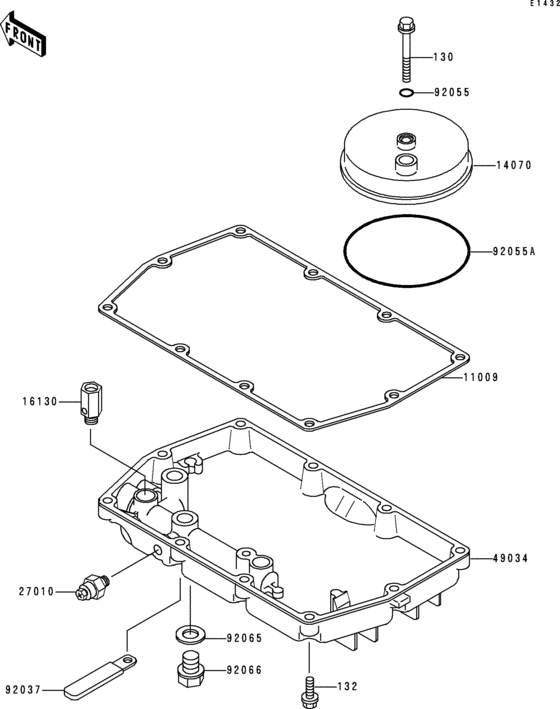 ER500 Поддон картера