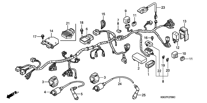 Wire harness/ ignition coil