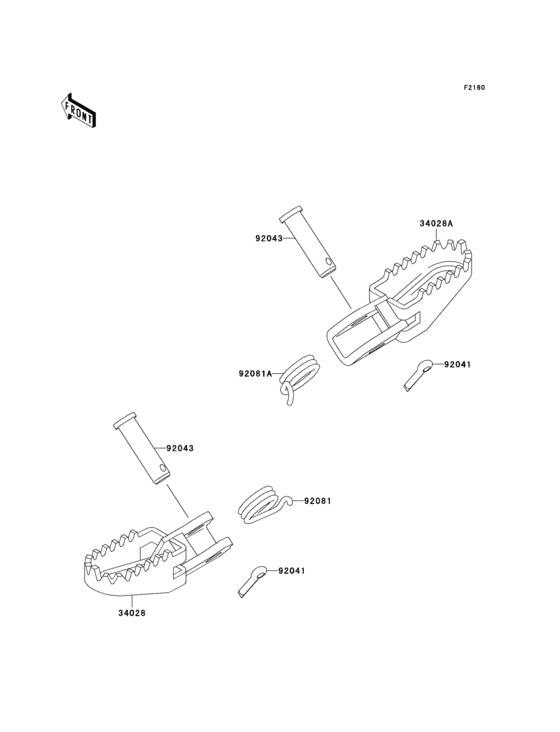 KX60 Подножки