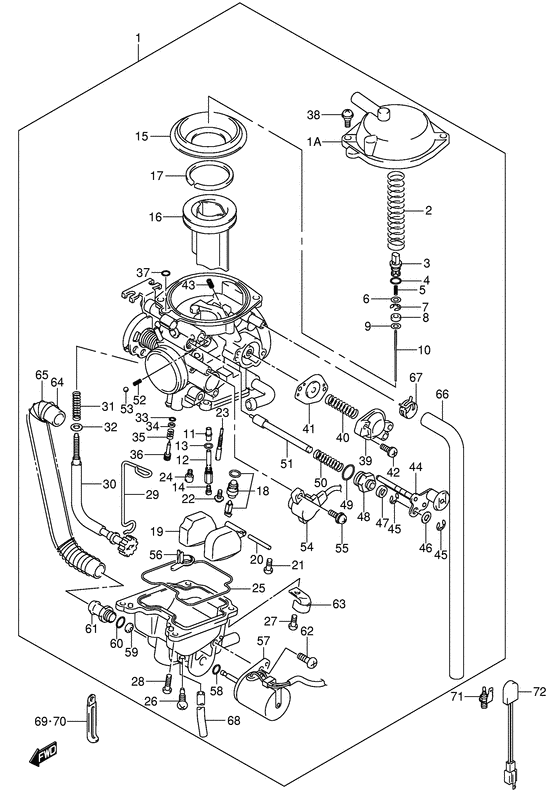 Carburetor assy
