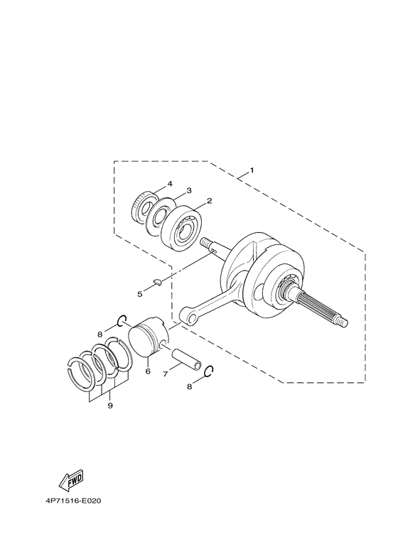 Crankshaft & piston