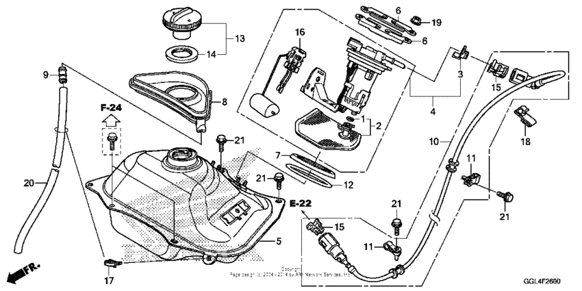 Fuel tank + fuel pump