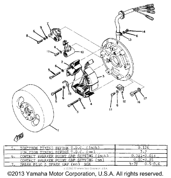 DT1 Flywheel magneto