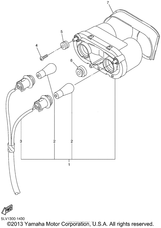 FZS1000N Фонарь