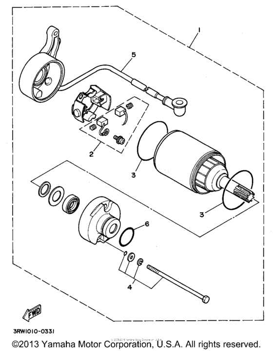 XT225FC Стартер