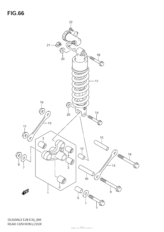Rear Cushion Lever (E33)