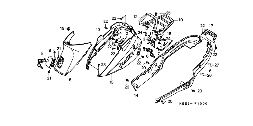 SJ100 Крышка корпуса