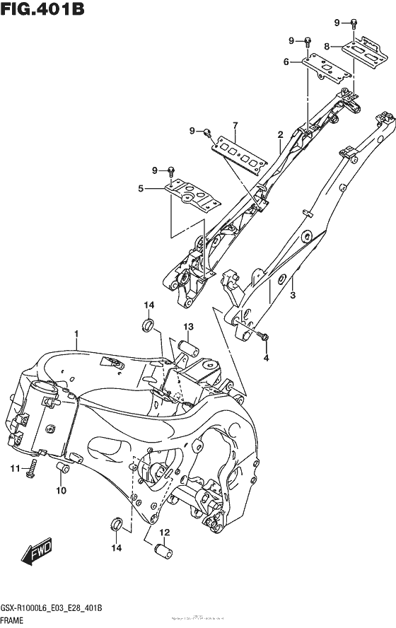 Frame (Gsx-R1000L6 E28)