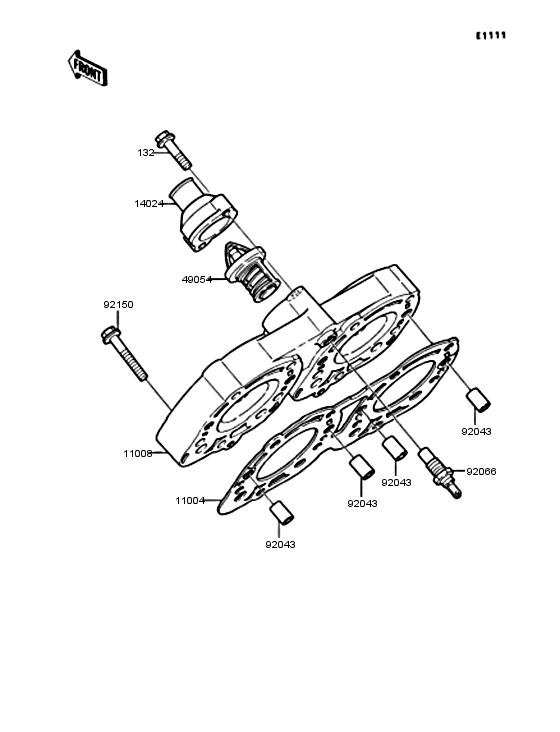 KR250 Головка цилиндров