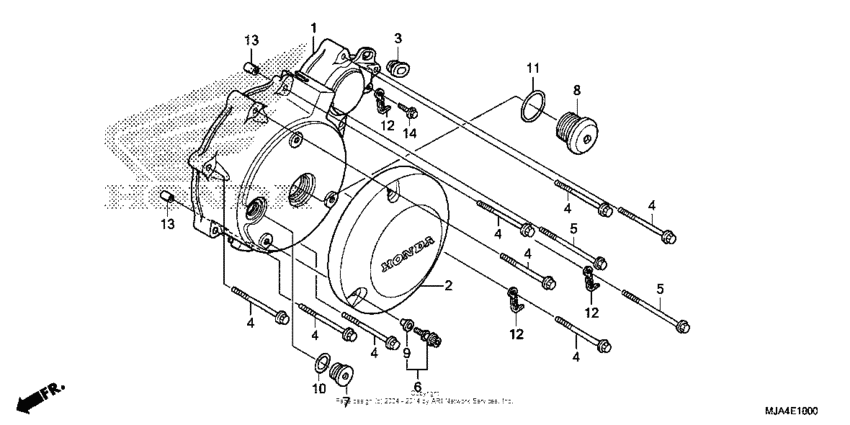Left crankcase cover (1)