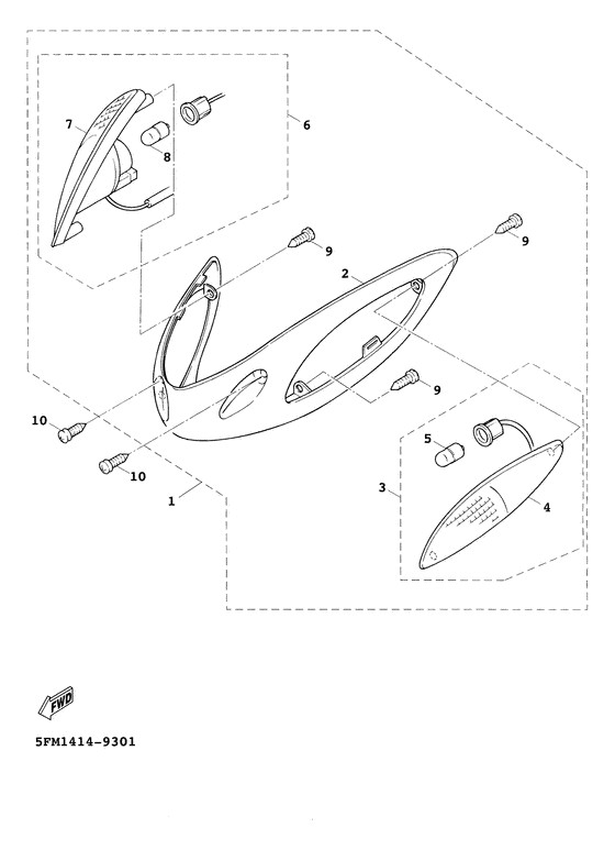 XC125FC Поворотники