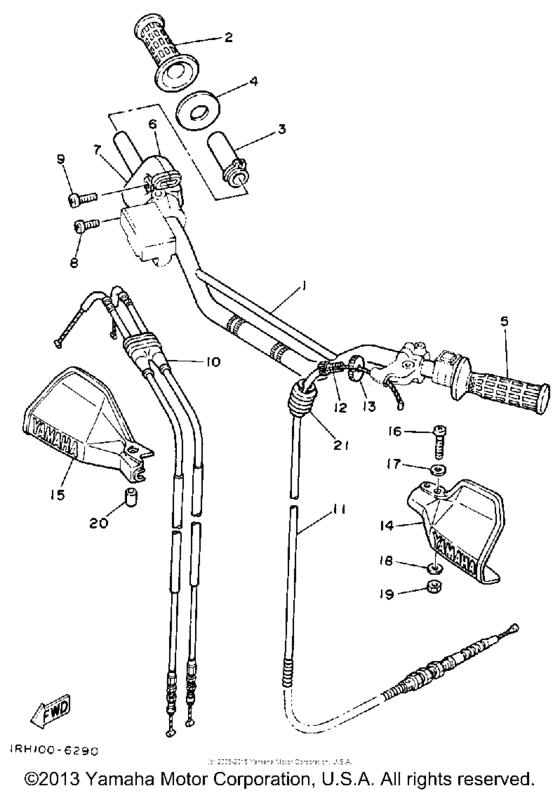 Handlebar-cable