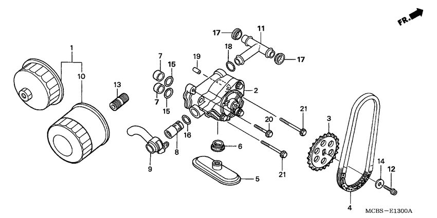 Oil filter/oil pump