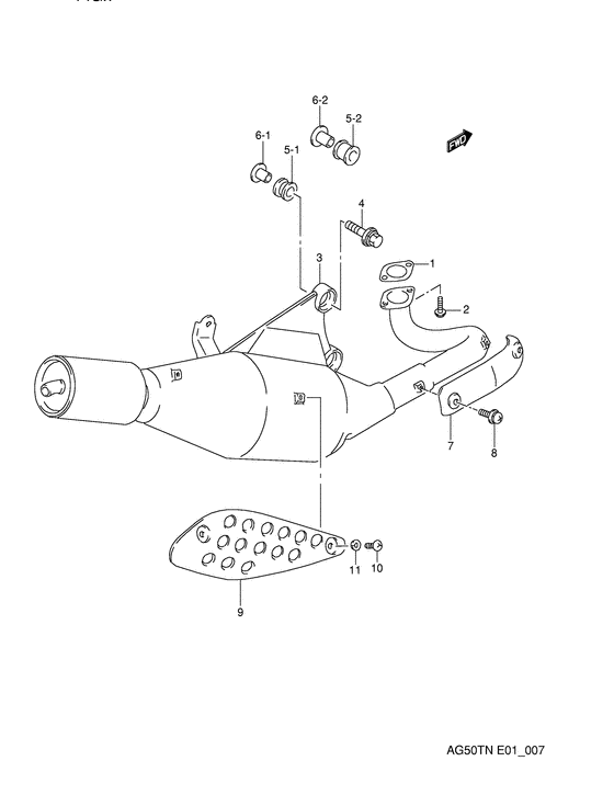 Muffler comp