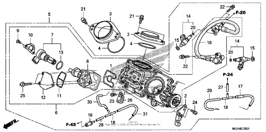 Throttle body (ac)