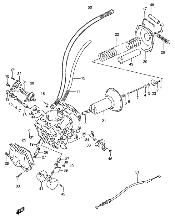 Carburetor assy