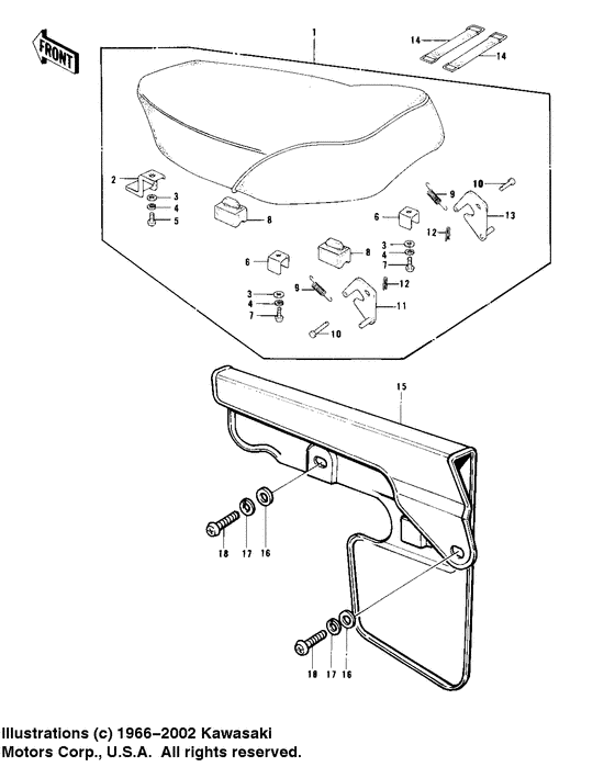 Seat/chain cover