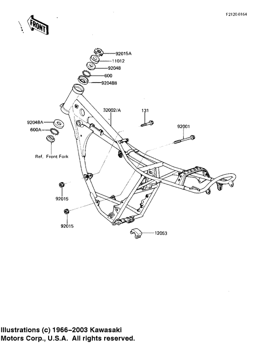 KDX80 Frame / frame fittings