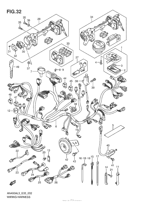 Wiring Harness (An400Zal3 E28)