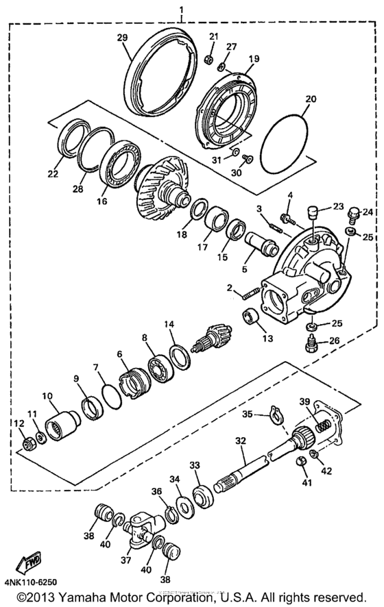 XVZ13LTKC Ведущий вал
