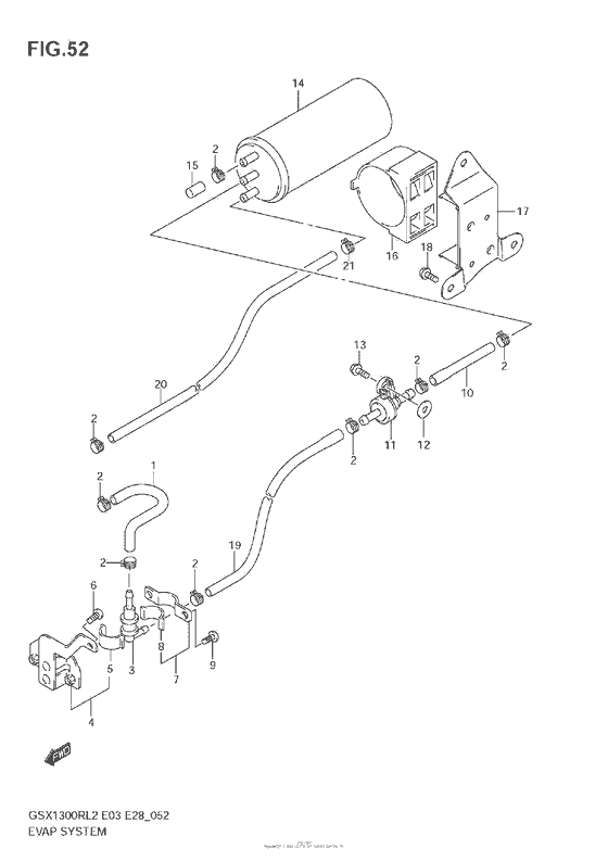 Evap System (Gsx1300R L2 E33)
