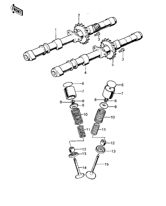 Camshafts/valves