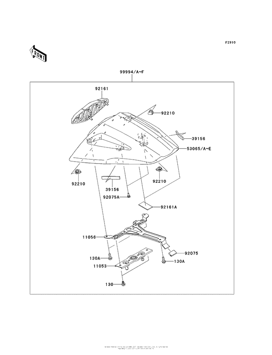 ZX1000 Accessory (Single Seat Cover)
