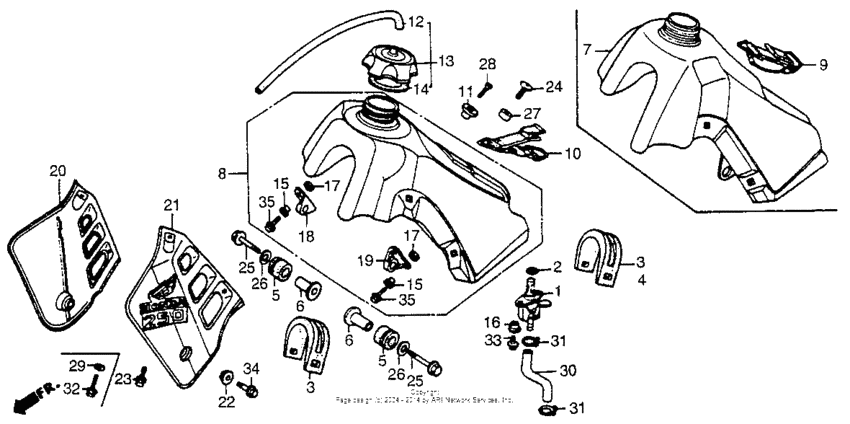 Fuel tank 85-89