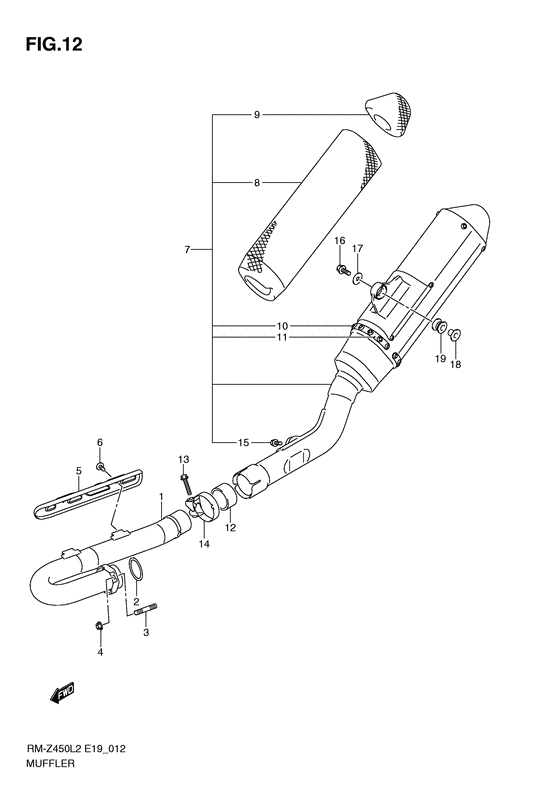 Muffler comp
