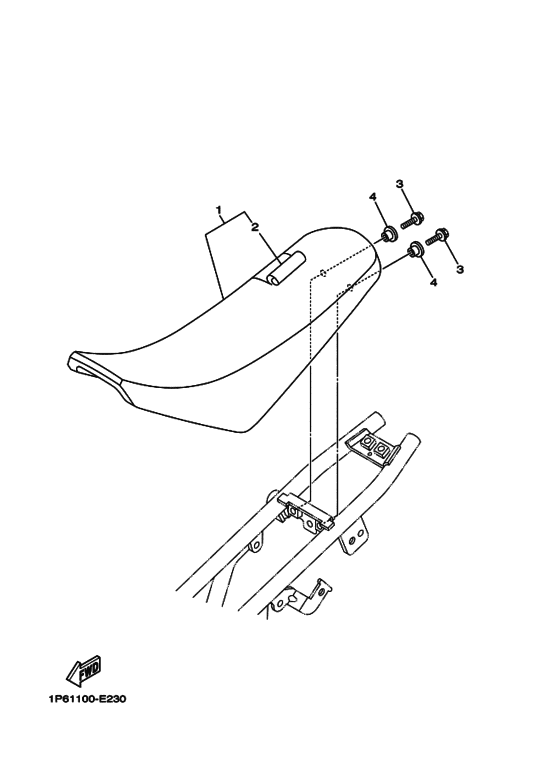TT-R50E Сиденье