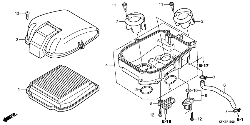 VTR250 Воздухоочиститель