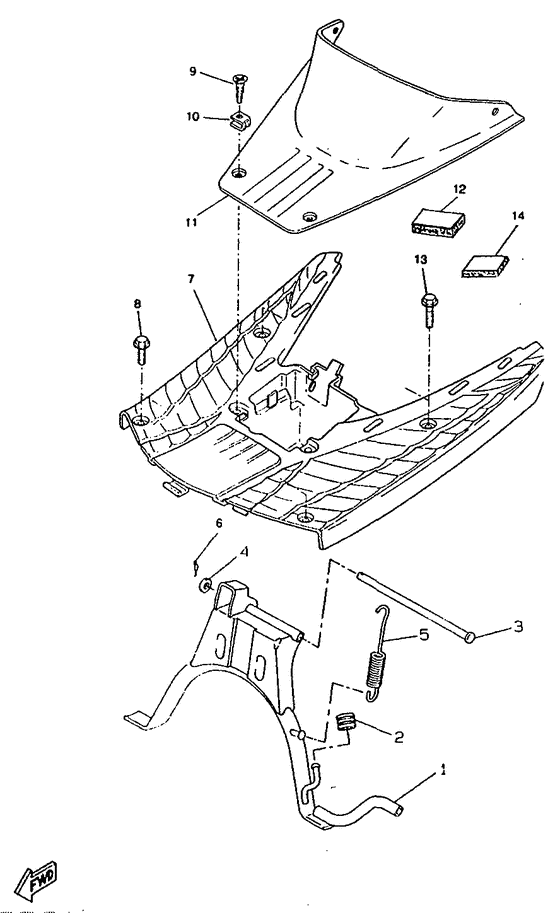 Stand. footrest