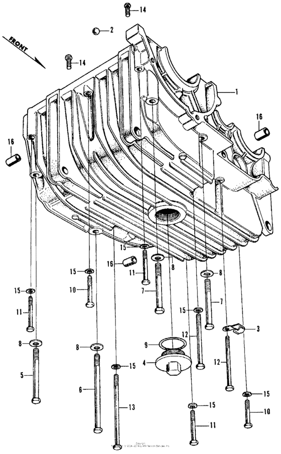 Lower crankcase
