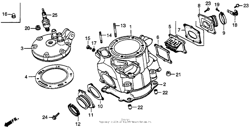 Cylinder head 86-89