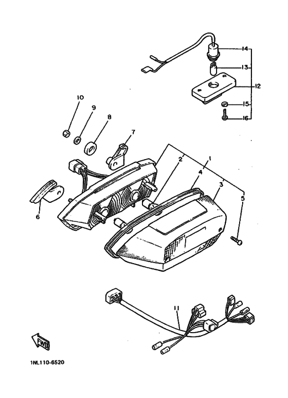 Taillight unit ass`y