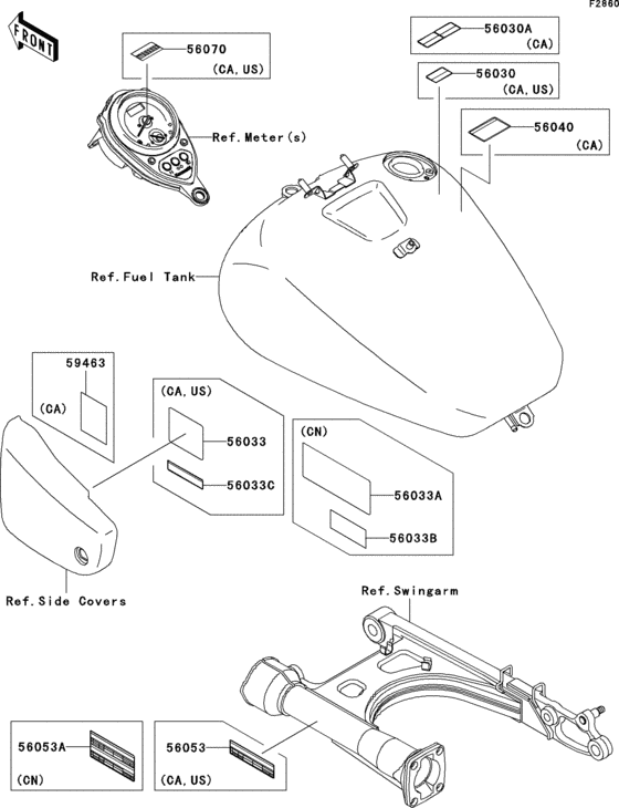 VN1500 Лейбл предостережения
