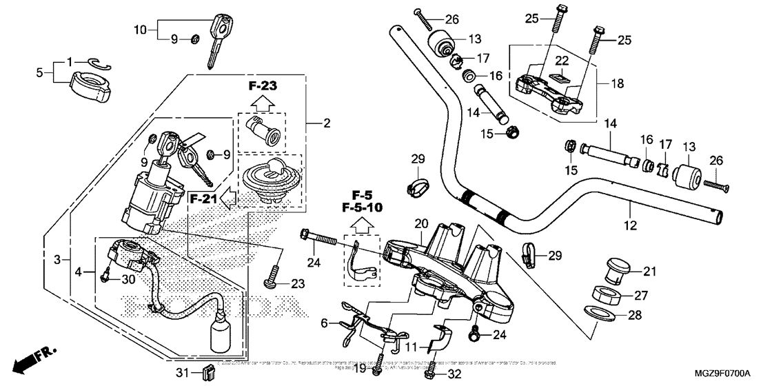 Handlebar + Top Bridge